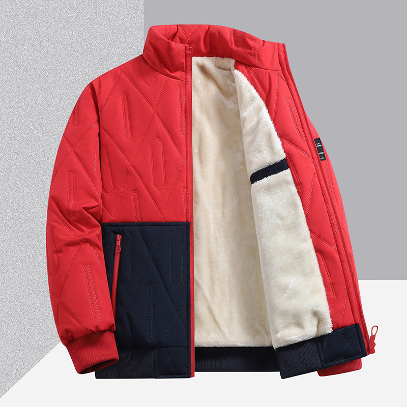 Men's quilted winter jacket for everyday casual outfits