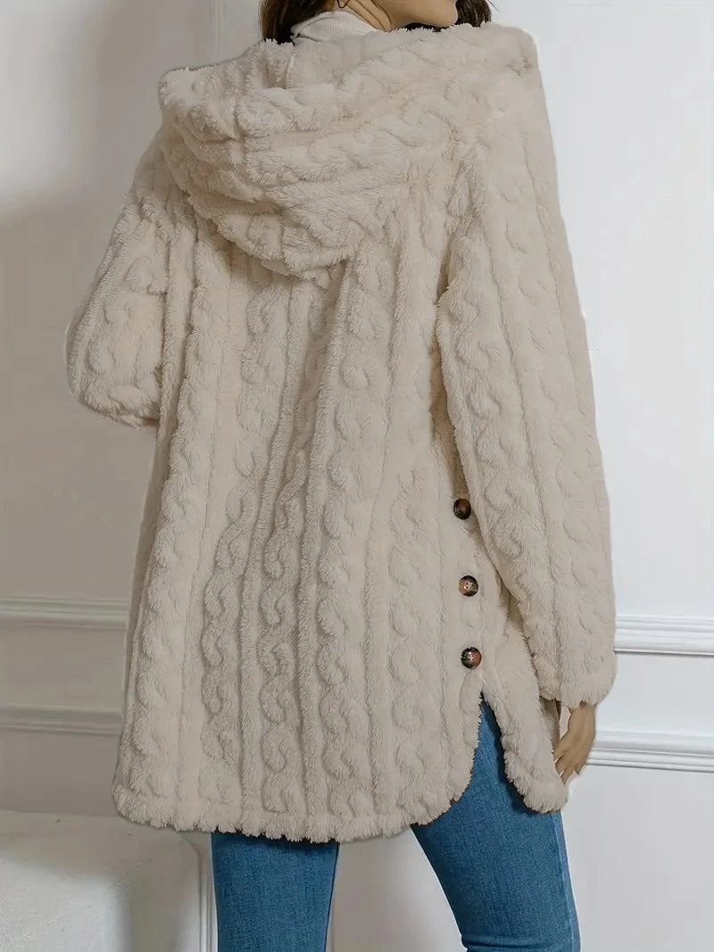 Women's Cozy Hooded Cardigan