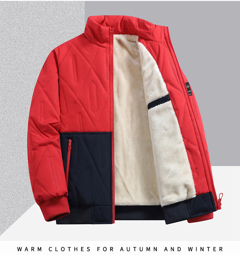 Men's padded jacket with a modern urban-inspired design
