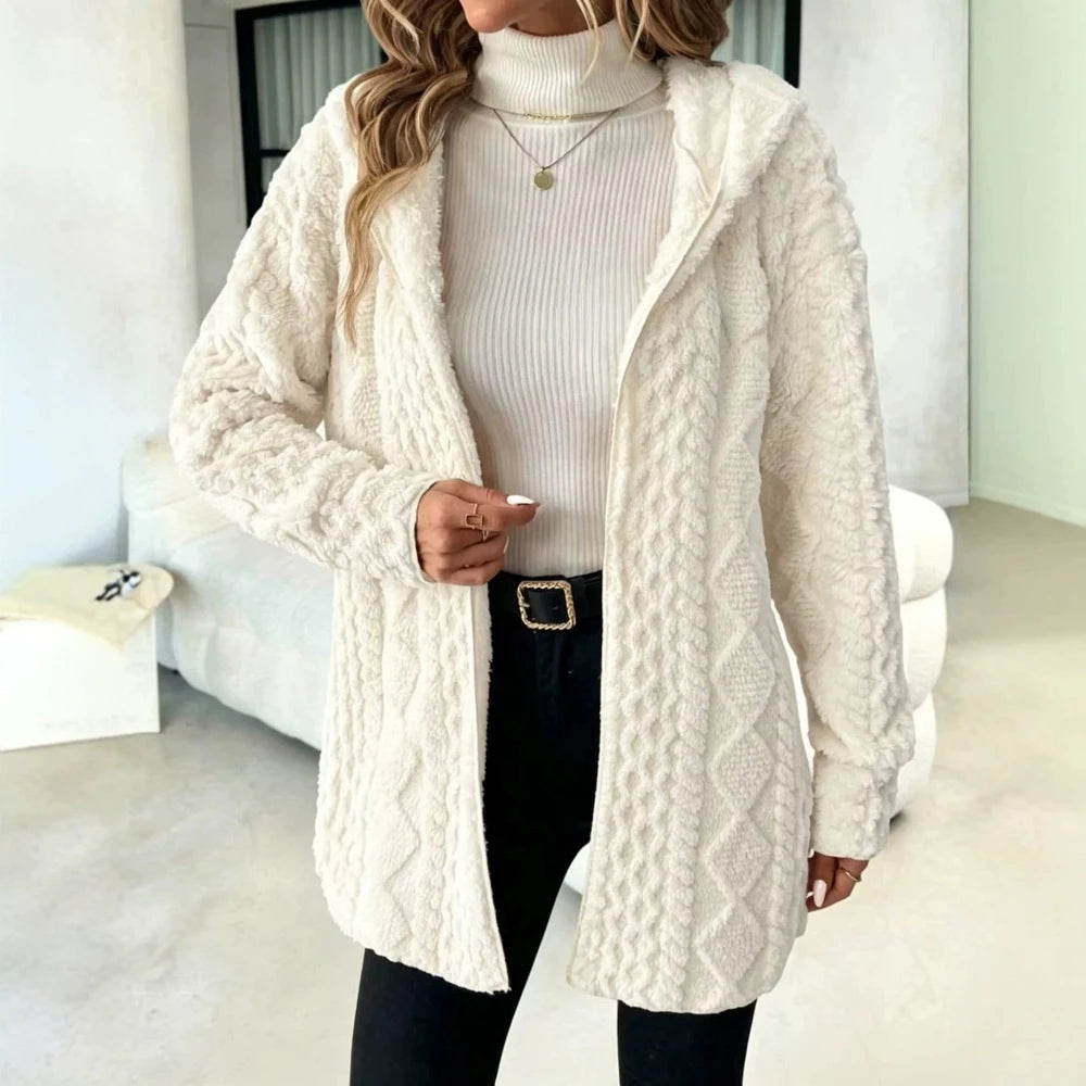 Women's Cozy Hooded Cardigan