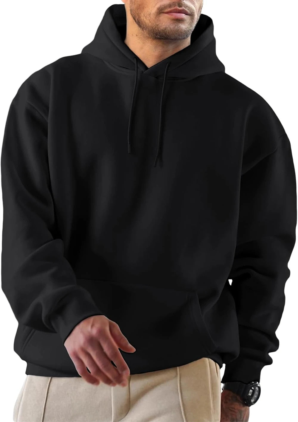 JMIERR Lightweight Cotton Men's Running Hoodie