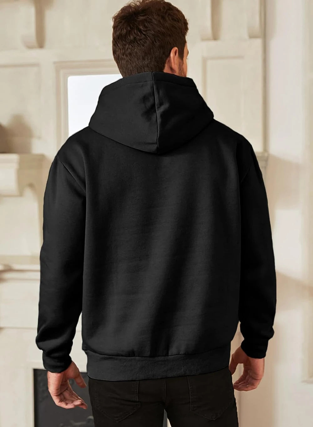 JMIERR Lightweight Cotton Men's Running Hoodie