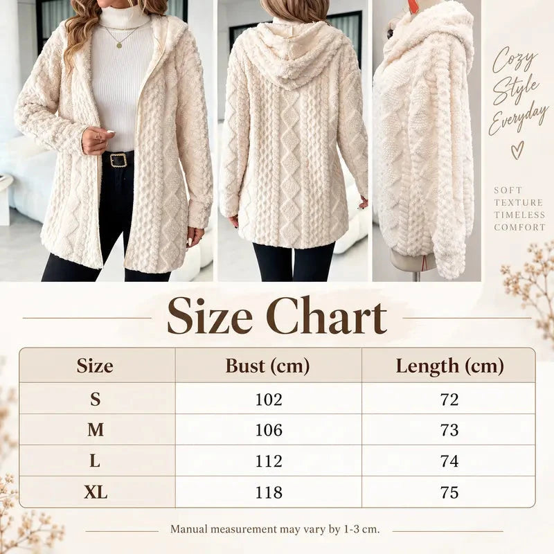 Women's Cozy Hooded Cardigan