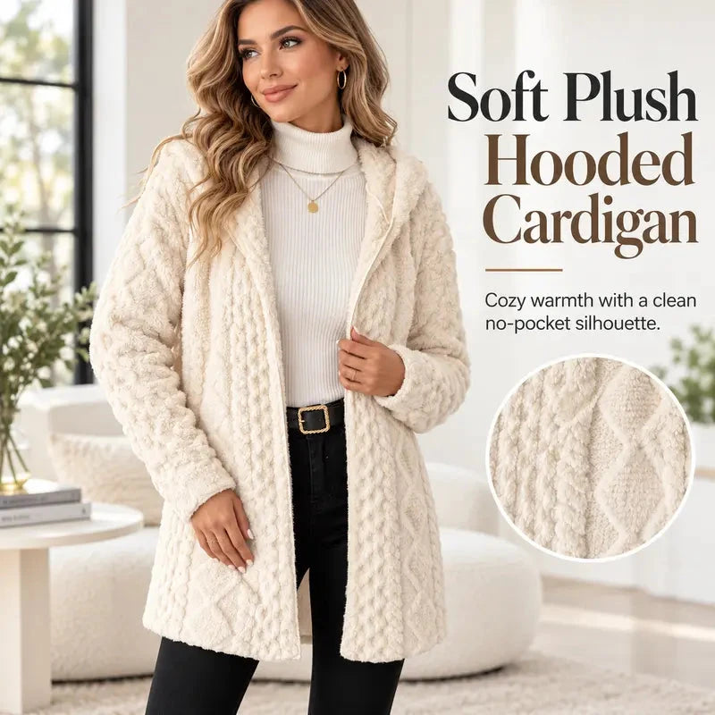 Women's Cozy Hooded Cardigan