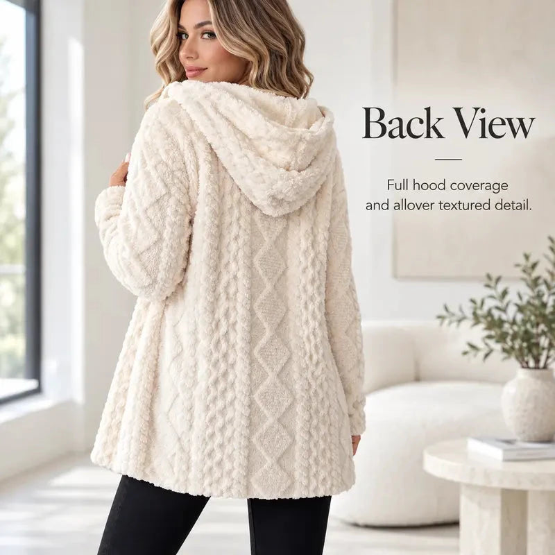Women's Cozy Hooded Cardigan